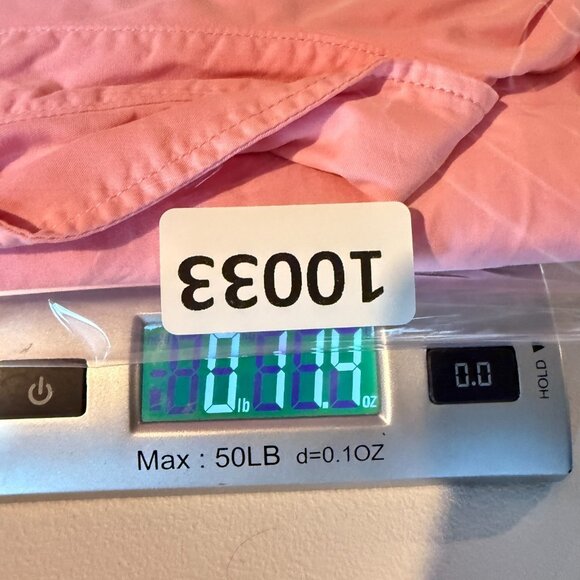 J Crew Women M Etienne Oversized Shirt Pink Long Sleeve Lightweight Oxford Top - Picture 10 of 10